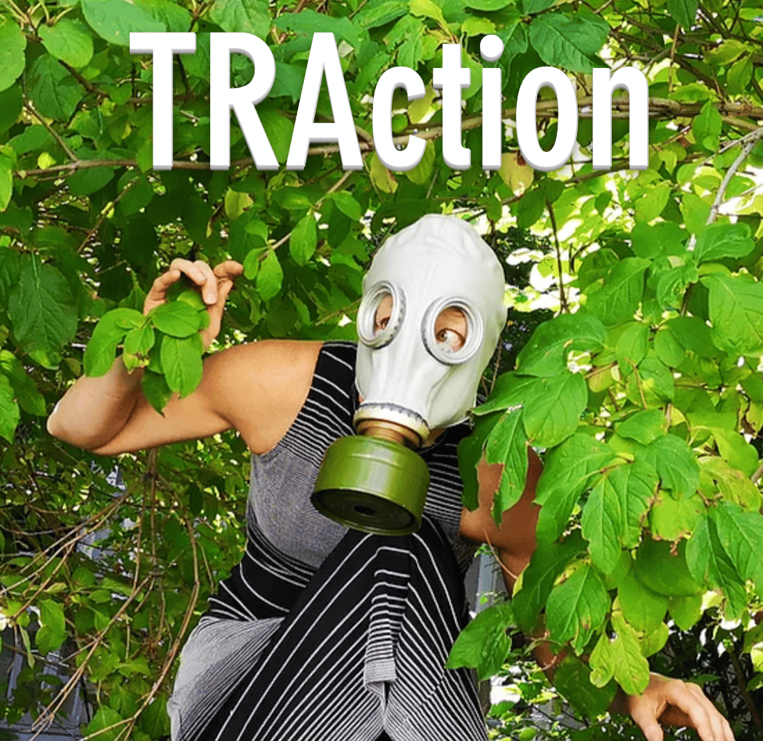 TRAction person in trees